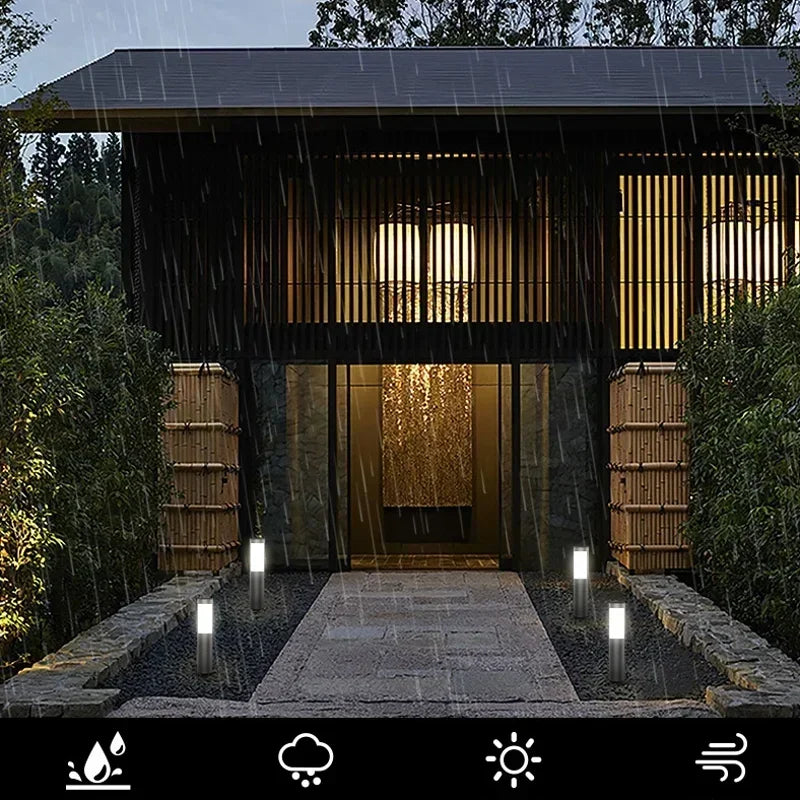 Outdoors Led Solar Lights Garden Lights Solar Led Lawn Lamps Street Lighting for Garden Decoration Solar Powered Path Lights