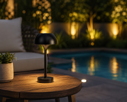 Solar Rechargeable LED Outdoor Table Lamp